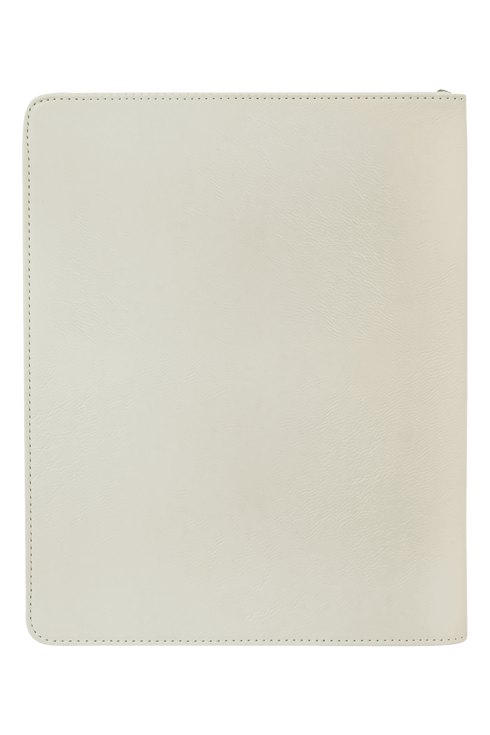 9 1/2" x 12" Laserable Leatherette Portfolio w/ Zipper and Notepad
