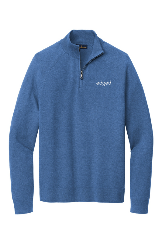 Brooks Brothers Cotton Stretch 1/4-Zip Sweater