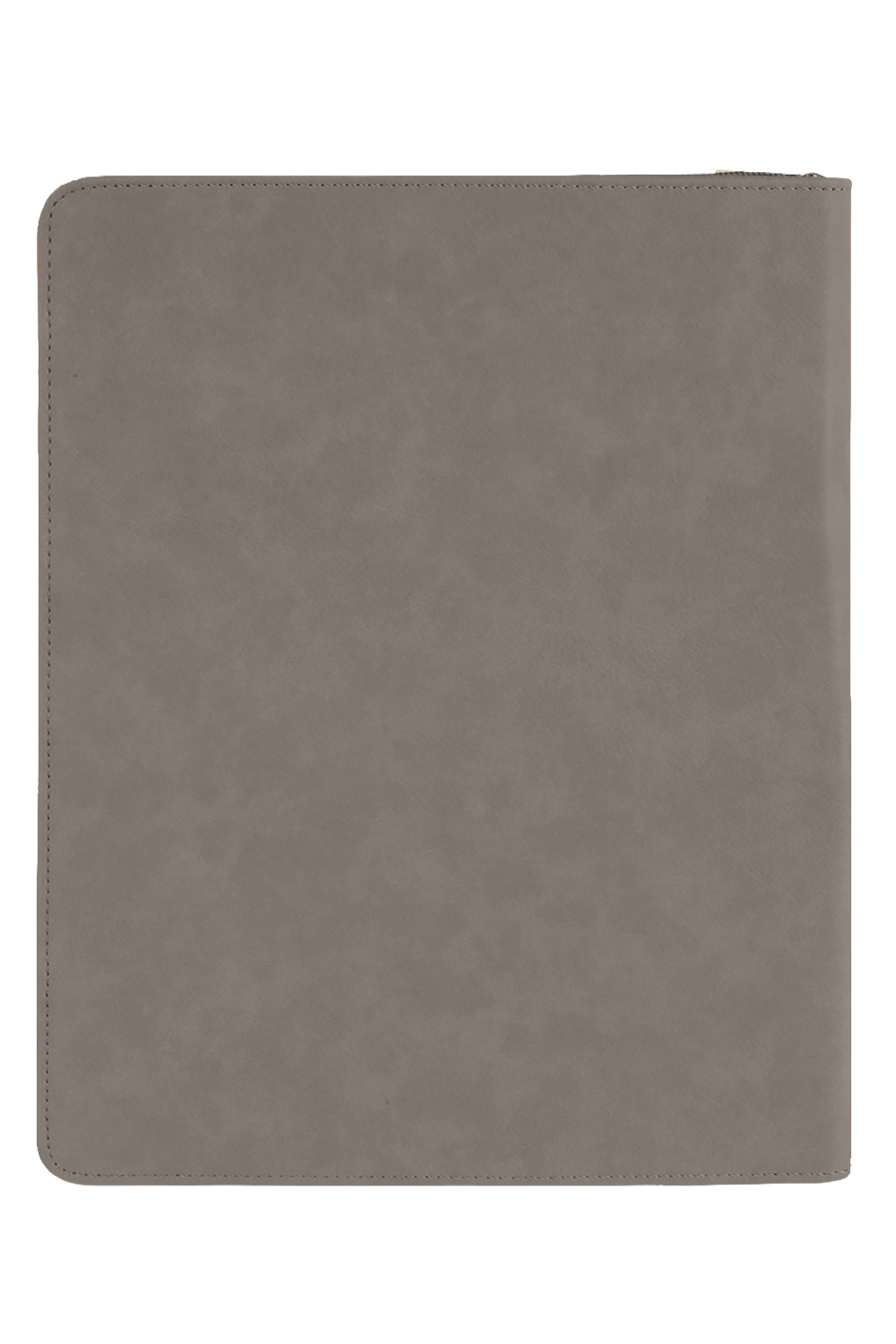 9 1/2" x 12" Laserable Leatherette Portfolio w/ Zipper and Notepad